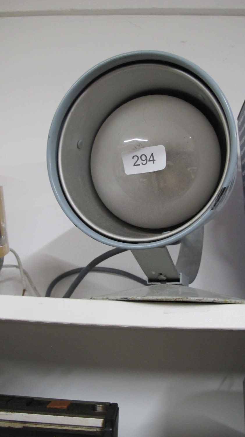 Lot 294: Retro rocket heat lamp