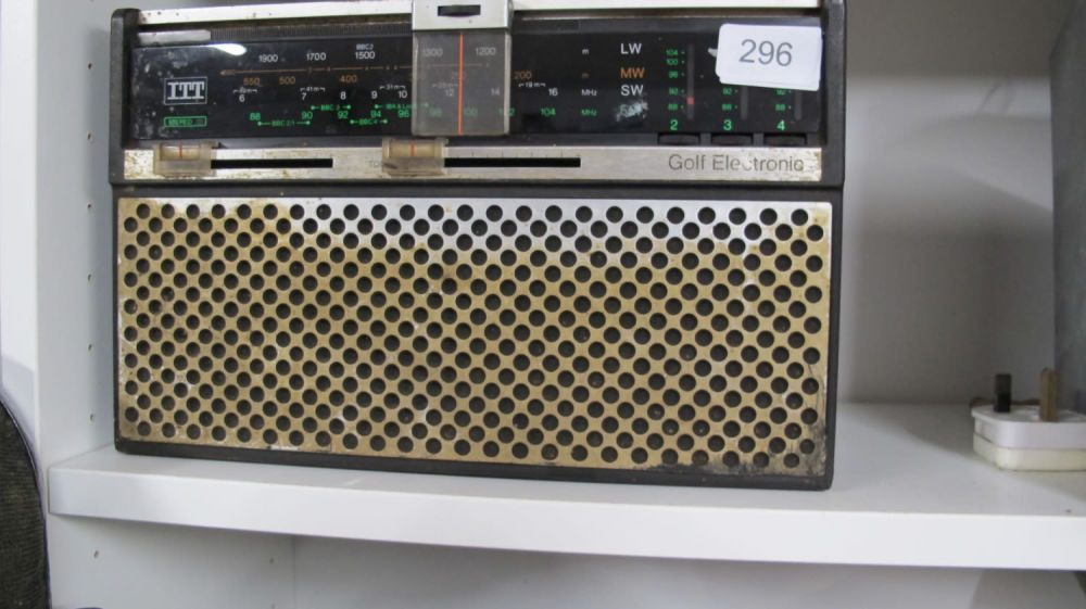 Lot 296: ITT radio