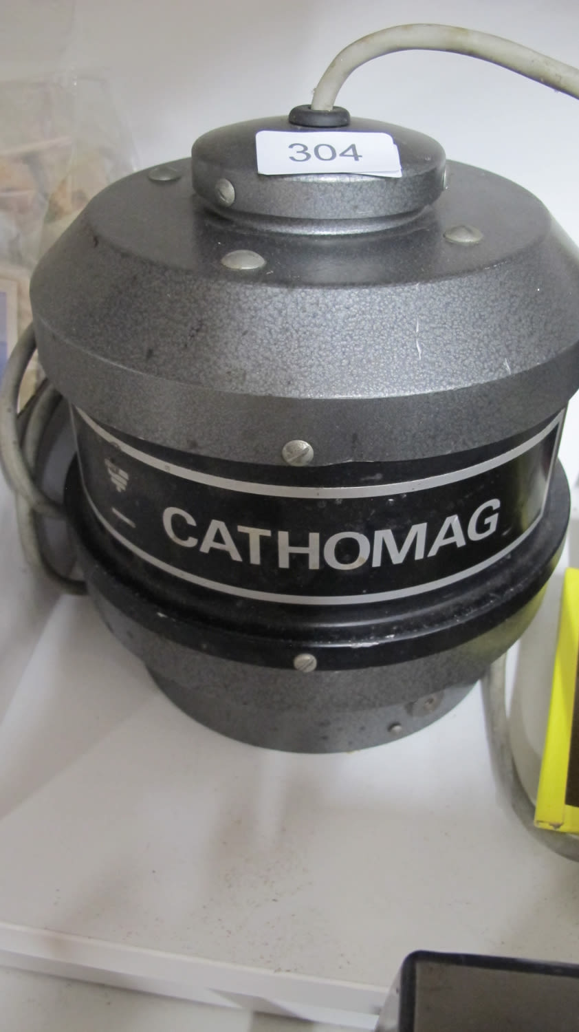 Lot 304: Cathomag retro metal hanging light