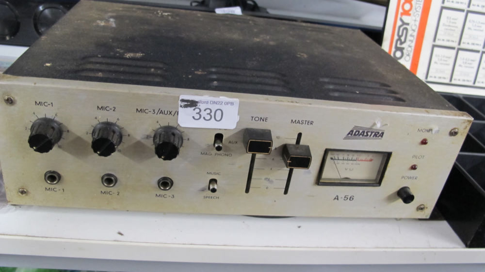 Lot 330: Adastra PA system
