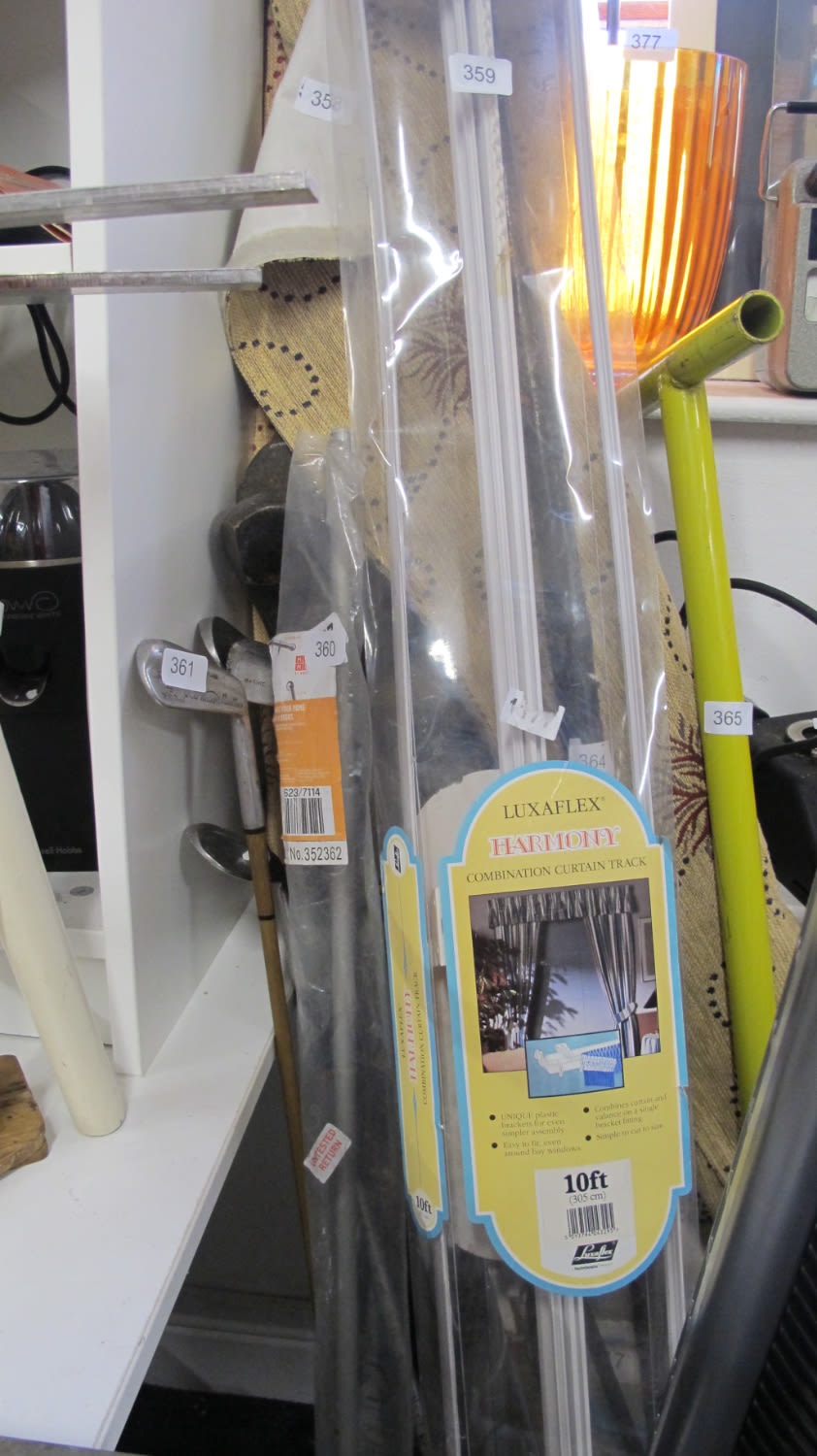 Lot 359: Combination curtain track