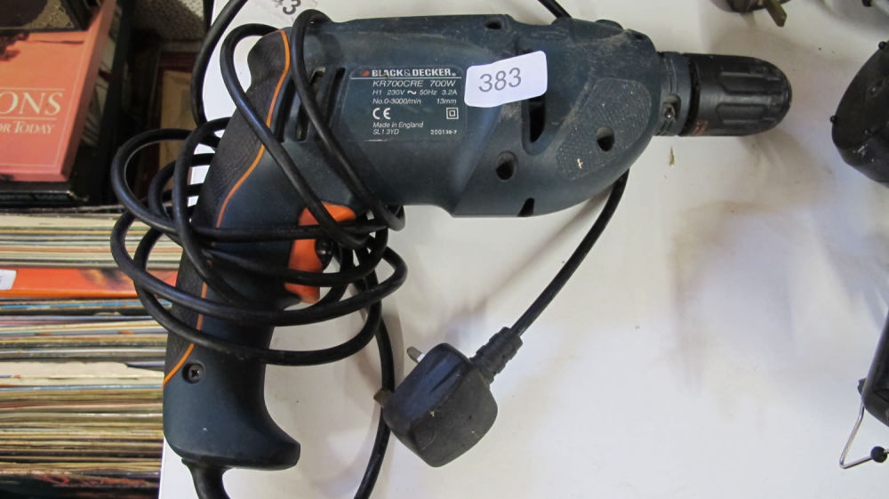 Lot 383: Electric drill