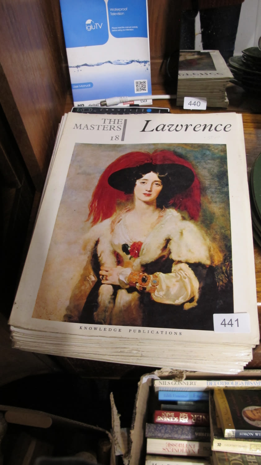 Lot 441: A quantity of The Masters art magazines