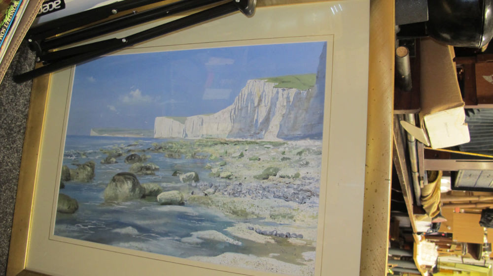 Lot 444: Framed painting