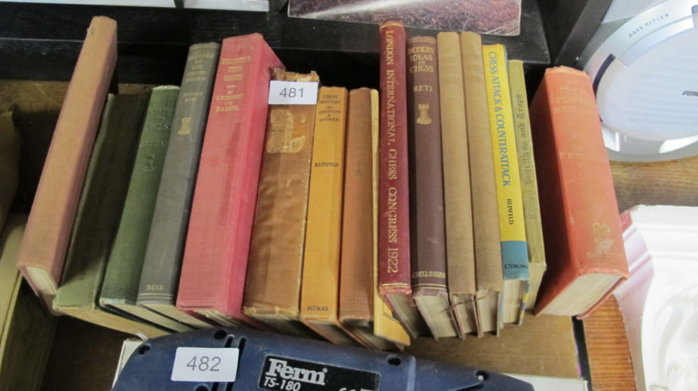 Lot 481: A quantity of books on chess