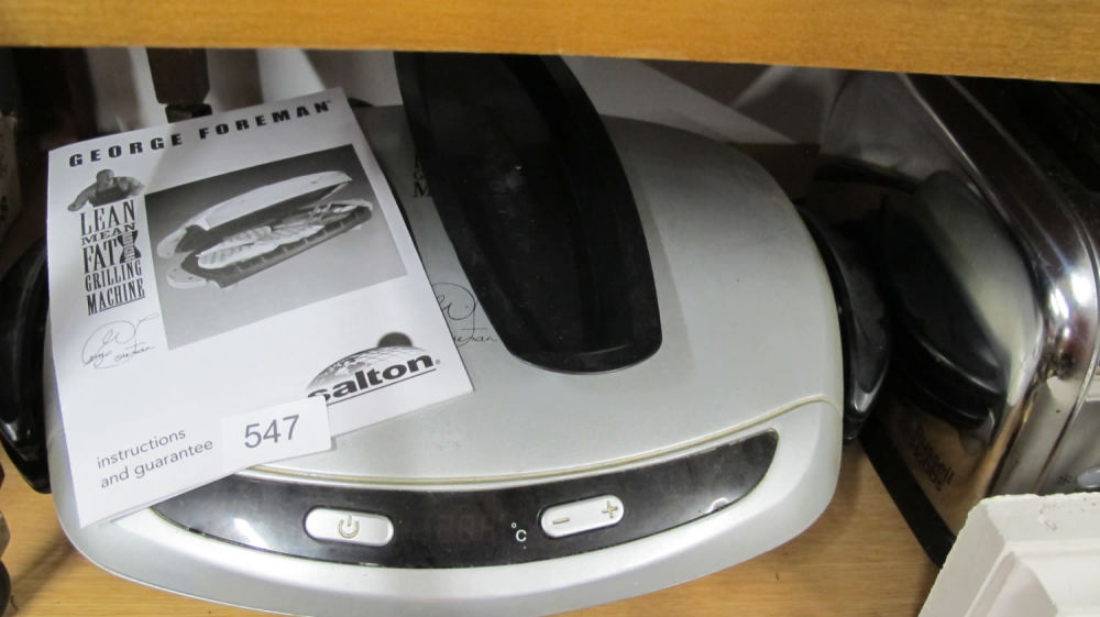 Lot 547: George Foreman grill