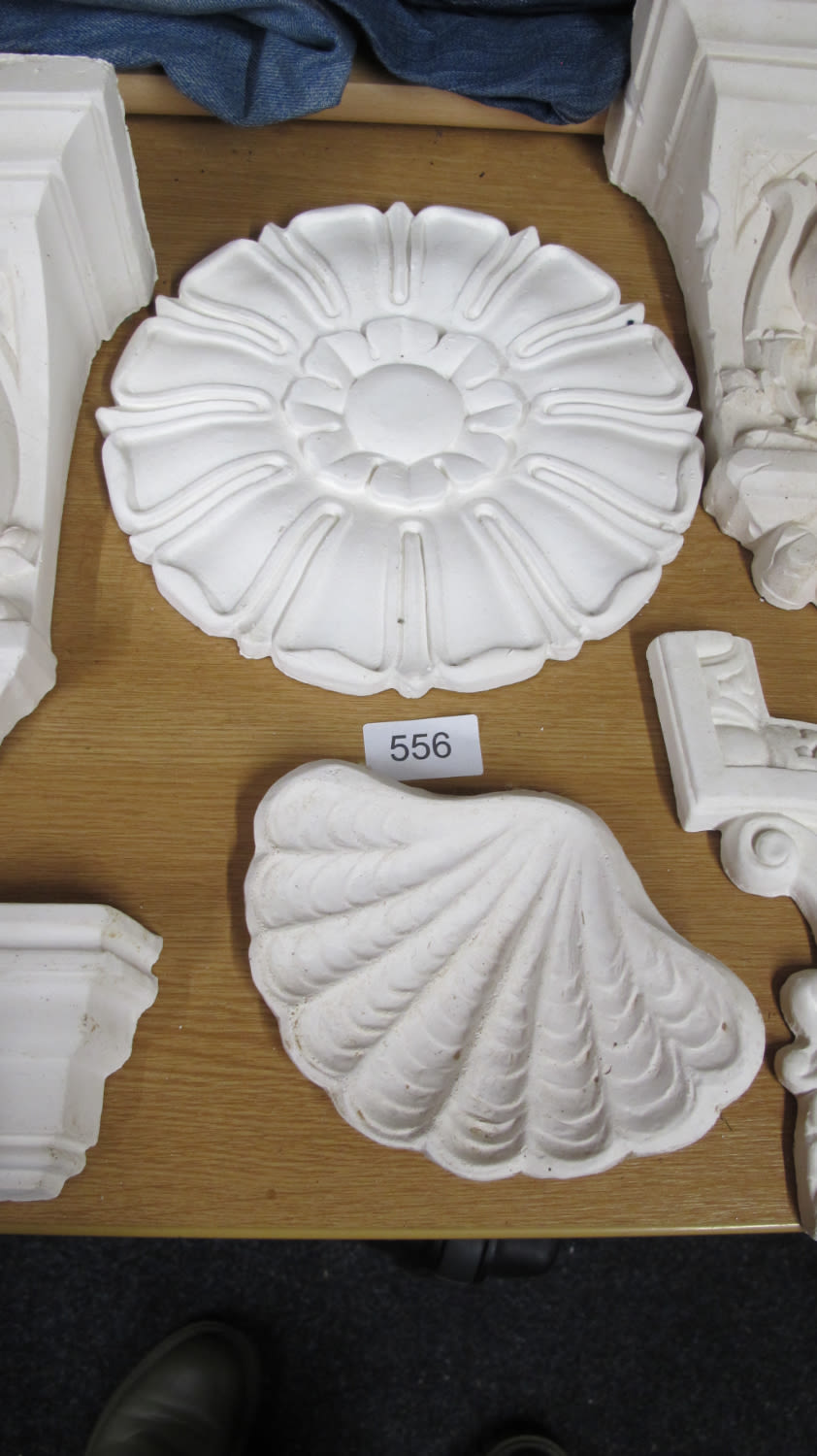 Lot 556: Decorative plaster moulding