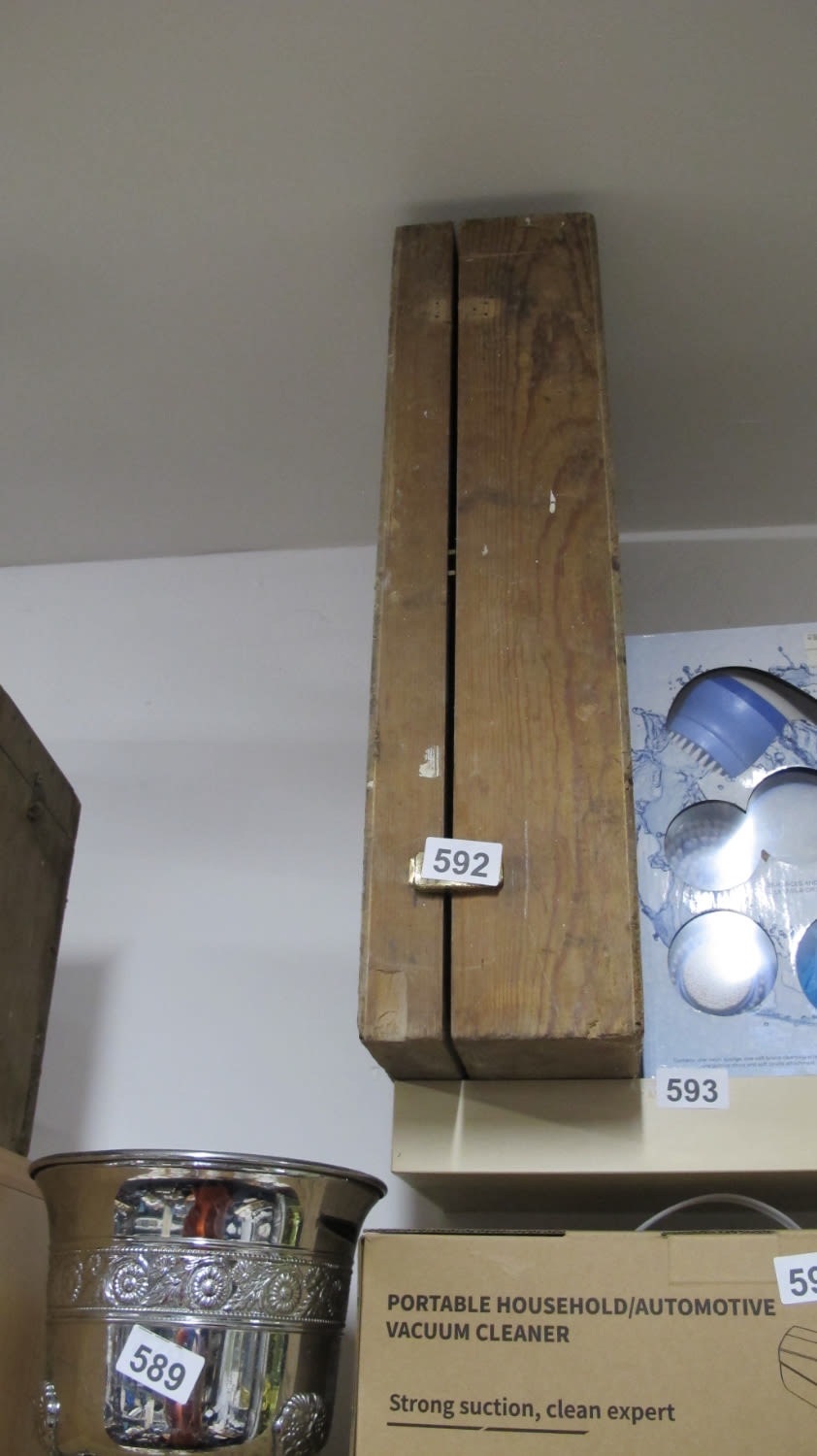 Lot 592: Wooden case