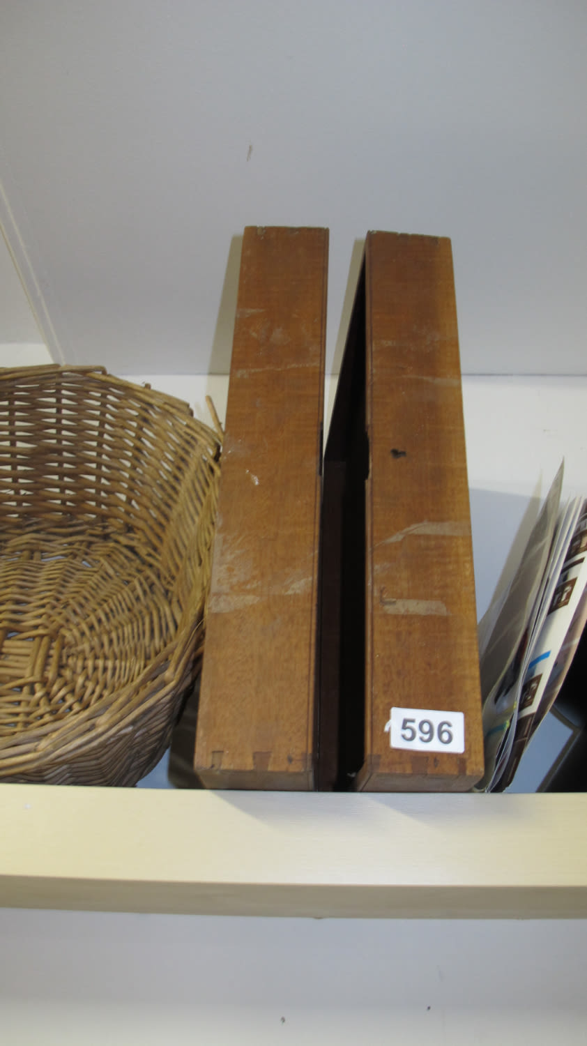 Lot 596: Wooden case
