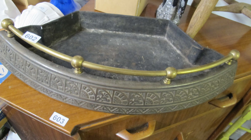 Lot 602: Brass fire front