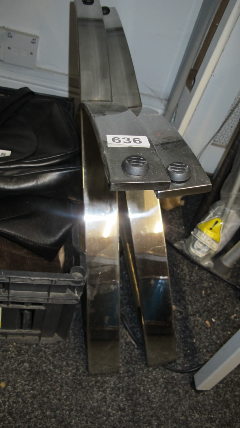 Lot 636: table legs