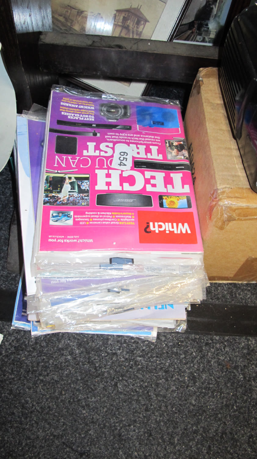 Lot 654: A quantity of Which? magazine