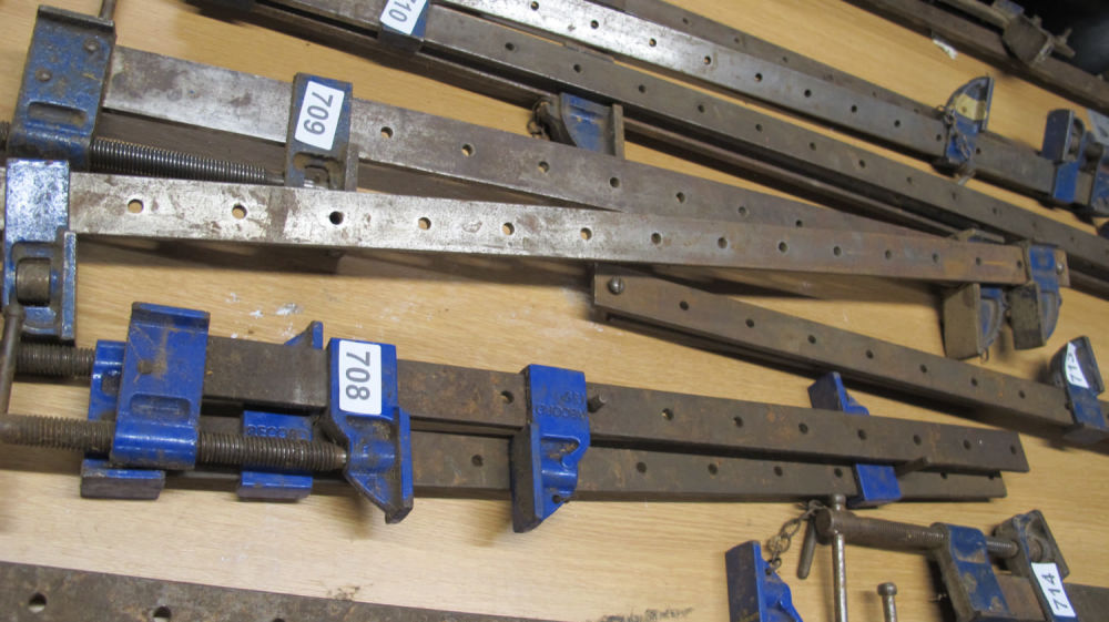 Lot 708: Sash clamps