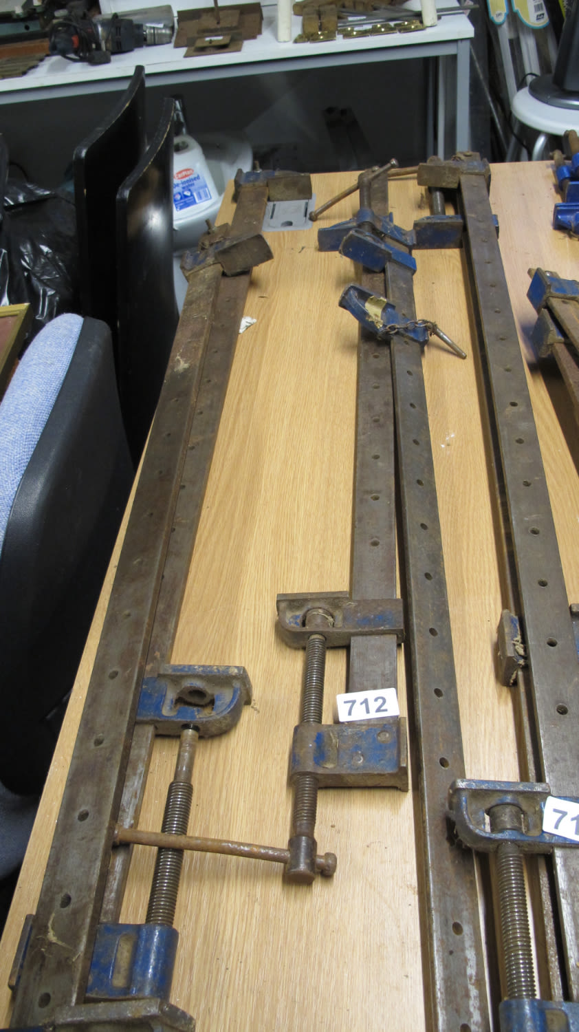 Lot 712: Sash clamps