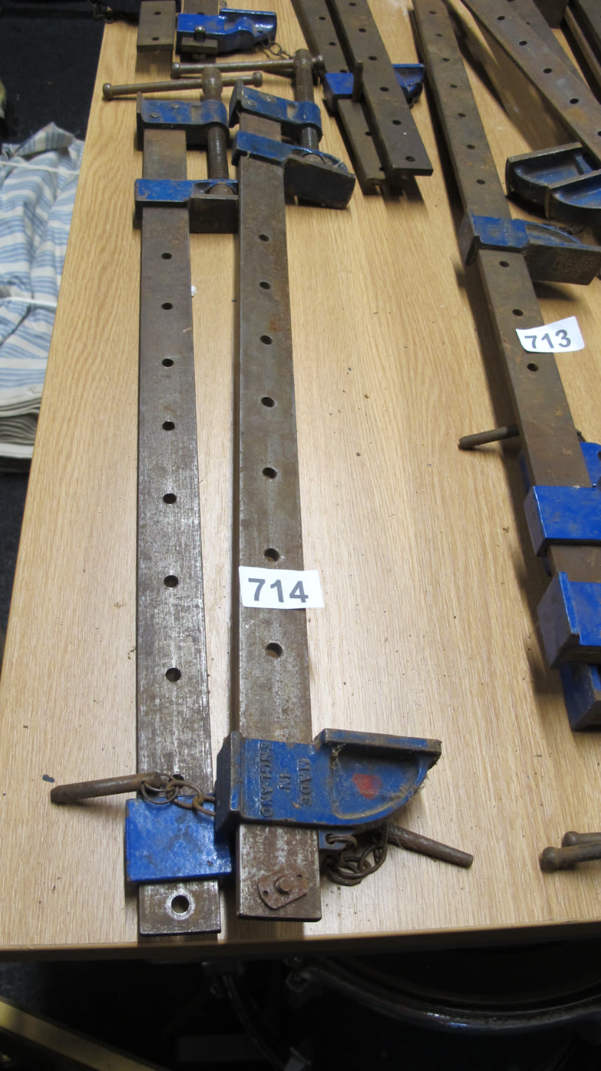 Lot 714: Sash clamps