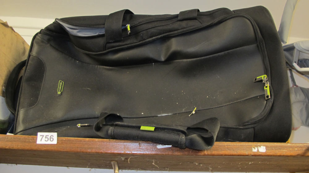 Lot 756: Soft suitcase