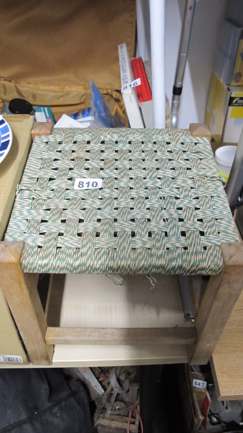 Lot 810: Small stool