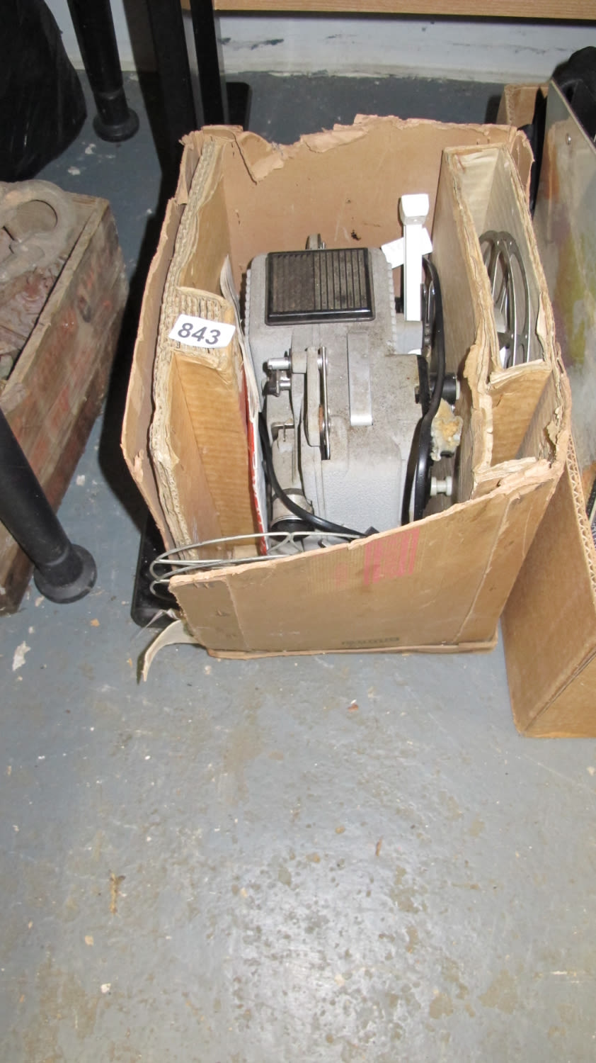 Lot 843: film projector