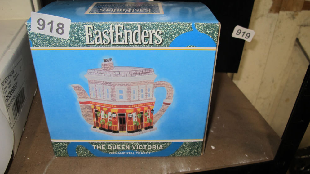 Lot 918: Eastenders teapot