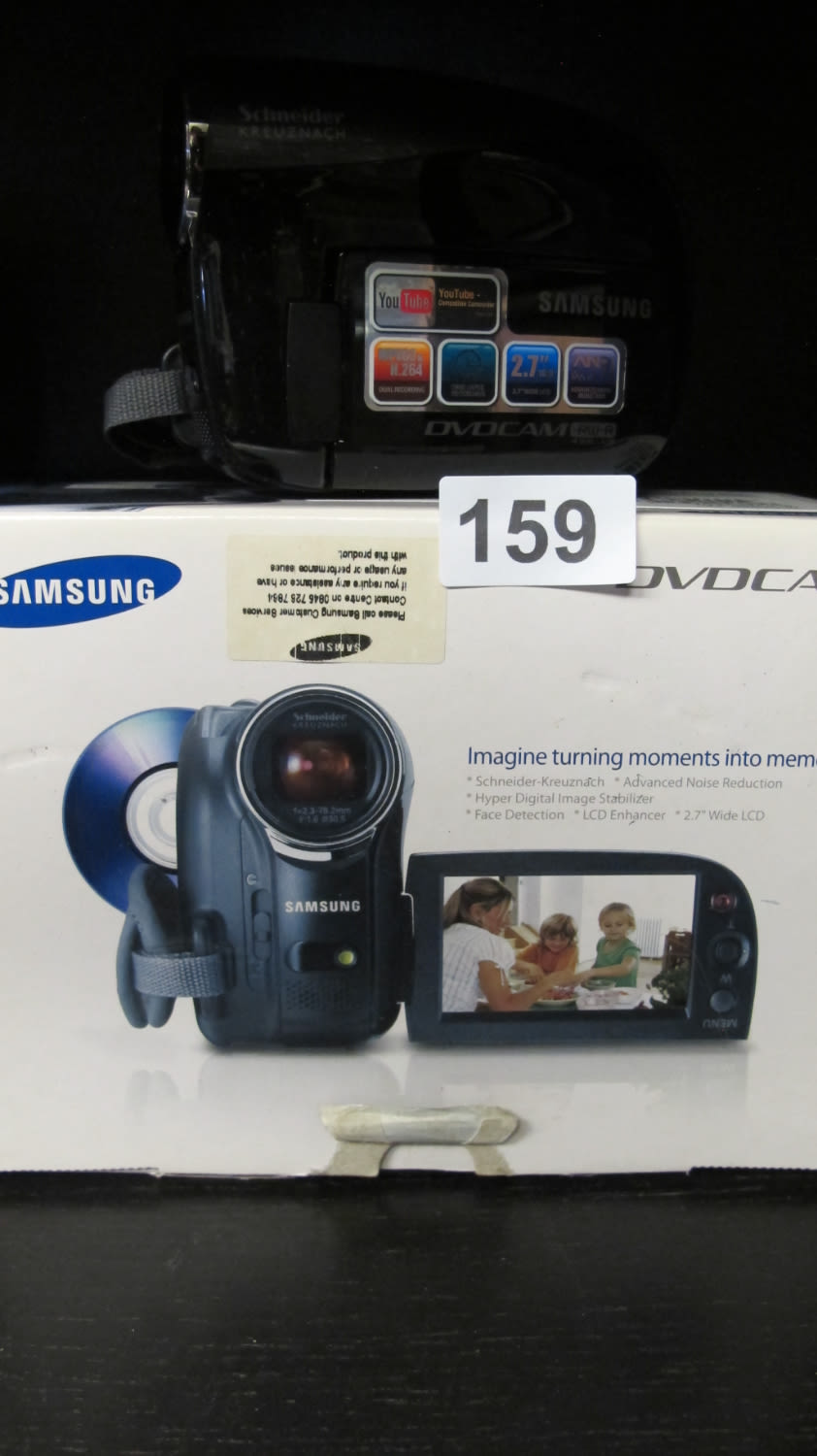 Lot 159: Samsung DVD camcorder