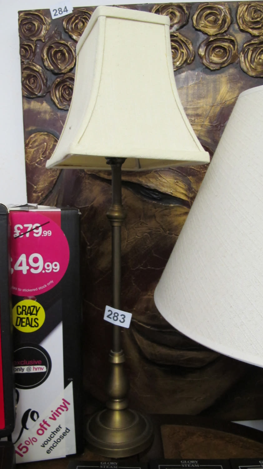 Lot 283: Tall table lamp