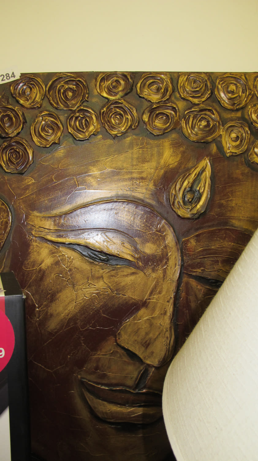 Lot 284: Buddha relief picture