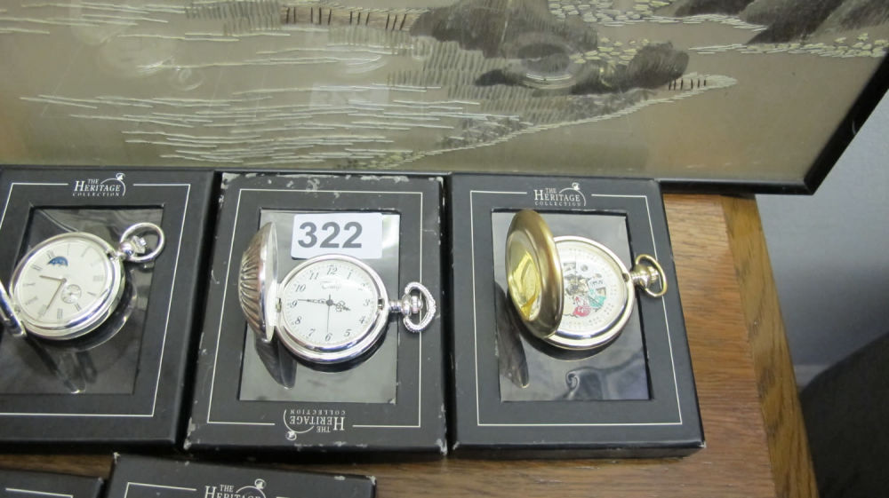 Lot 322: 3 modern pocket watches 