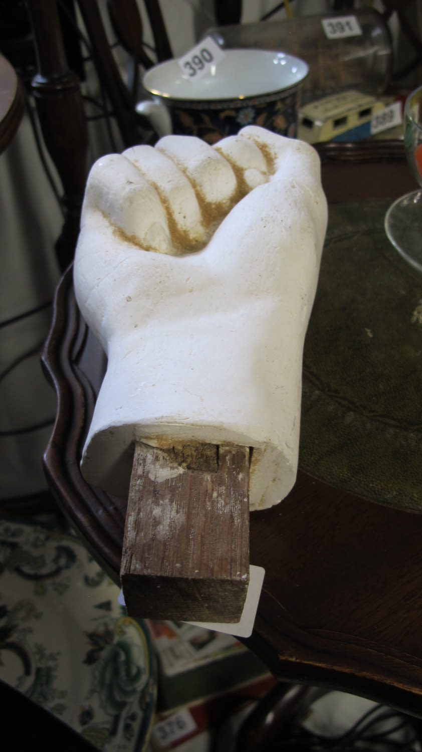 Lot 379: The plaster fist of Fu Man Chu