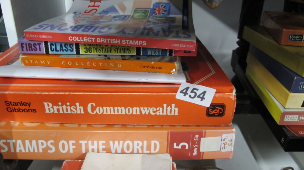 Lot 454: Books on stamps