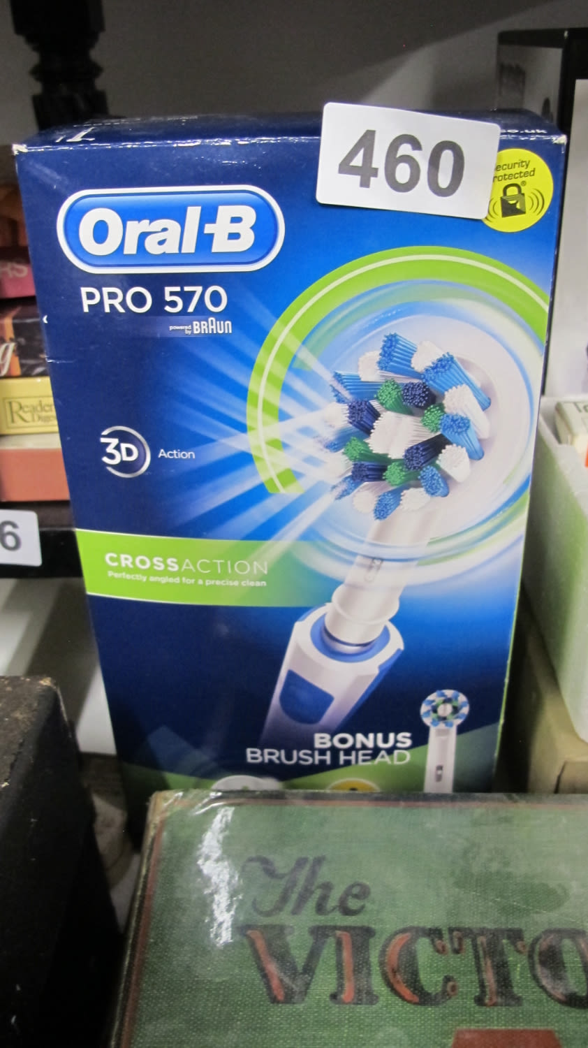 Lot 460: new Oral B electric toothbrush
