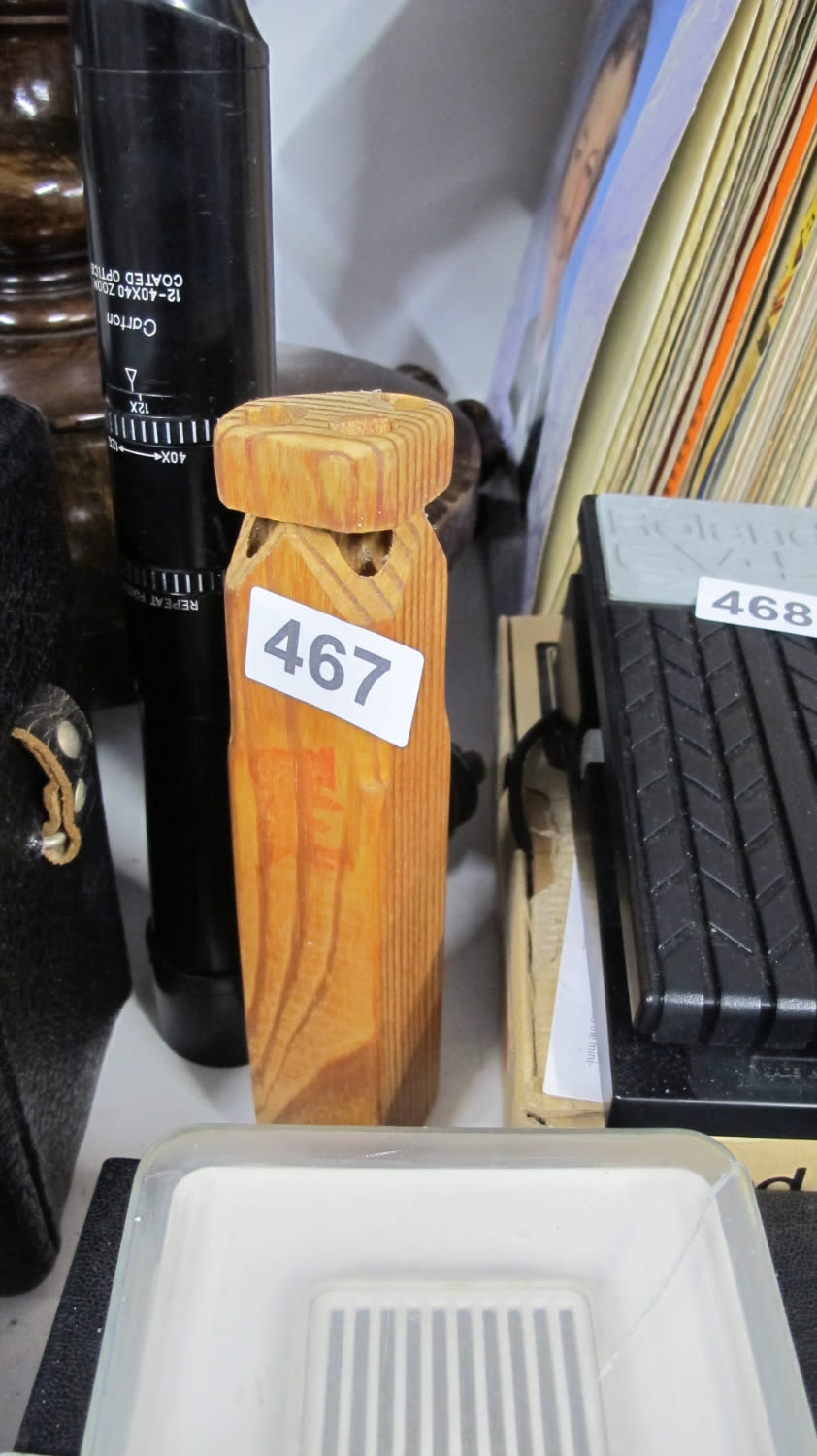 Lot 467: wooden pan piper Whistle