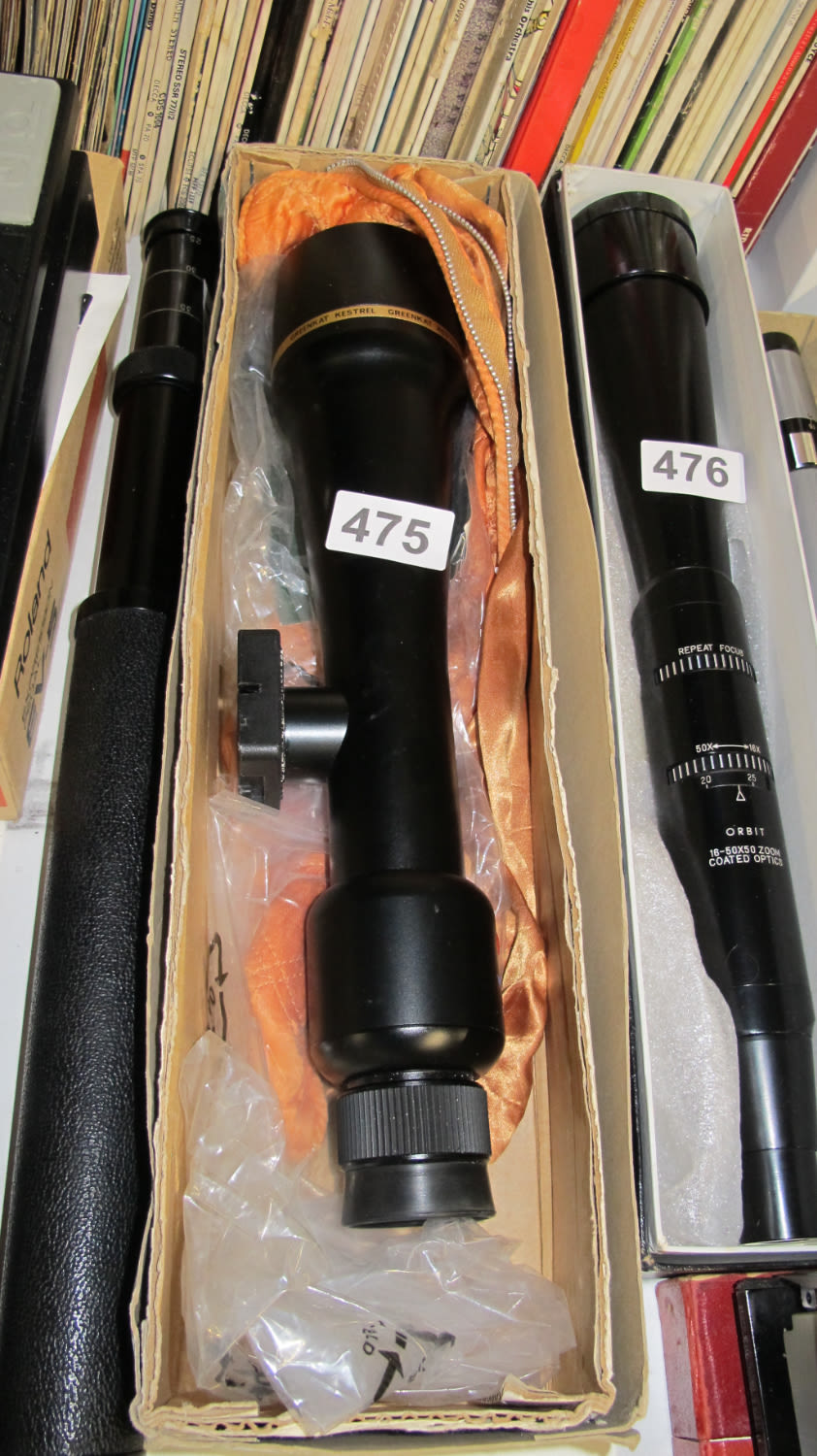 Lot 475: Telescopic sight