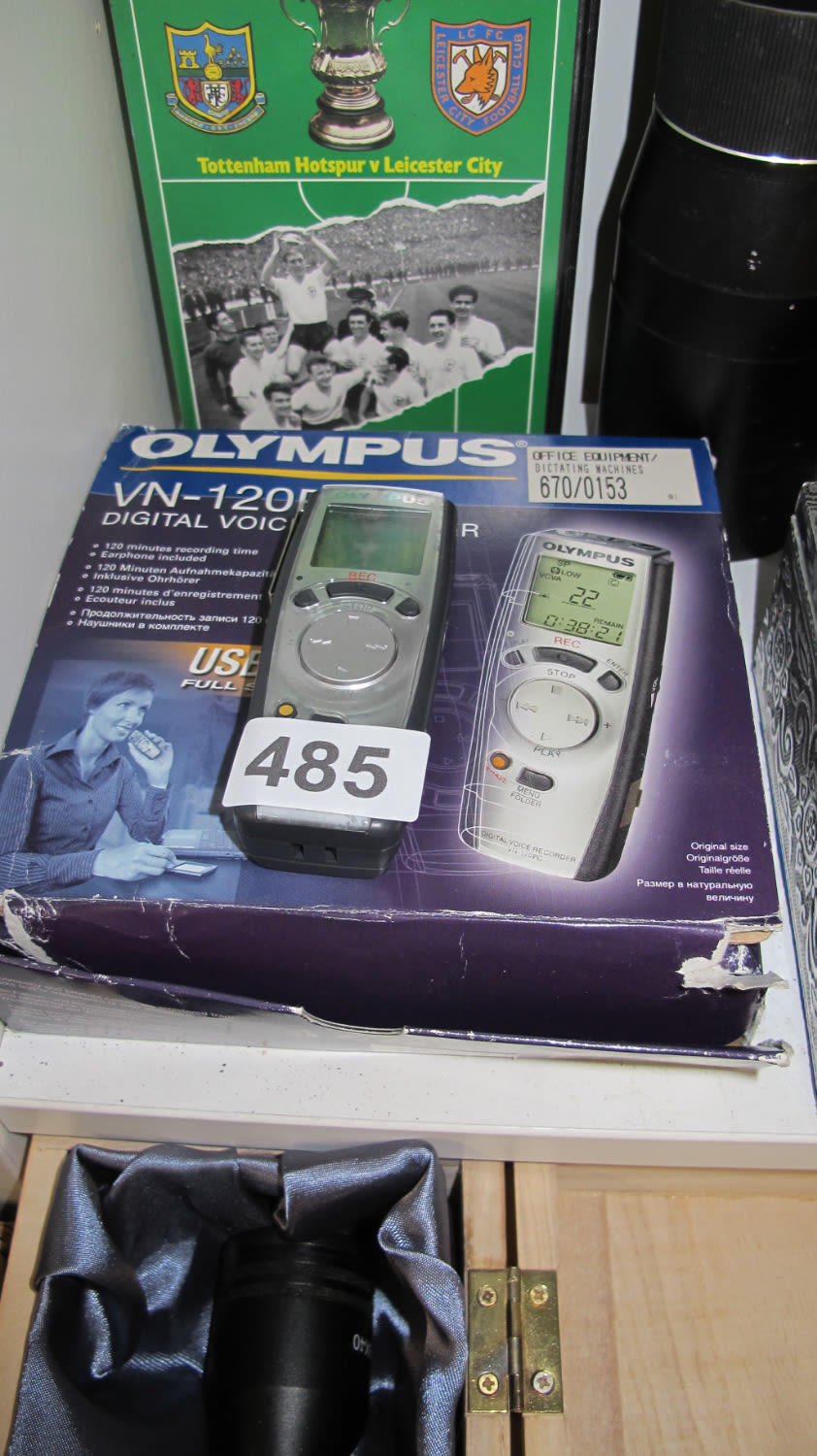 Lot 485: Digital voice recorder