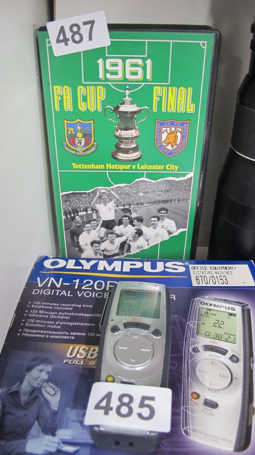 Lot 487: 1961 FA Cup Final video