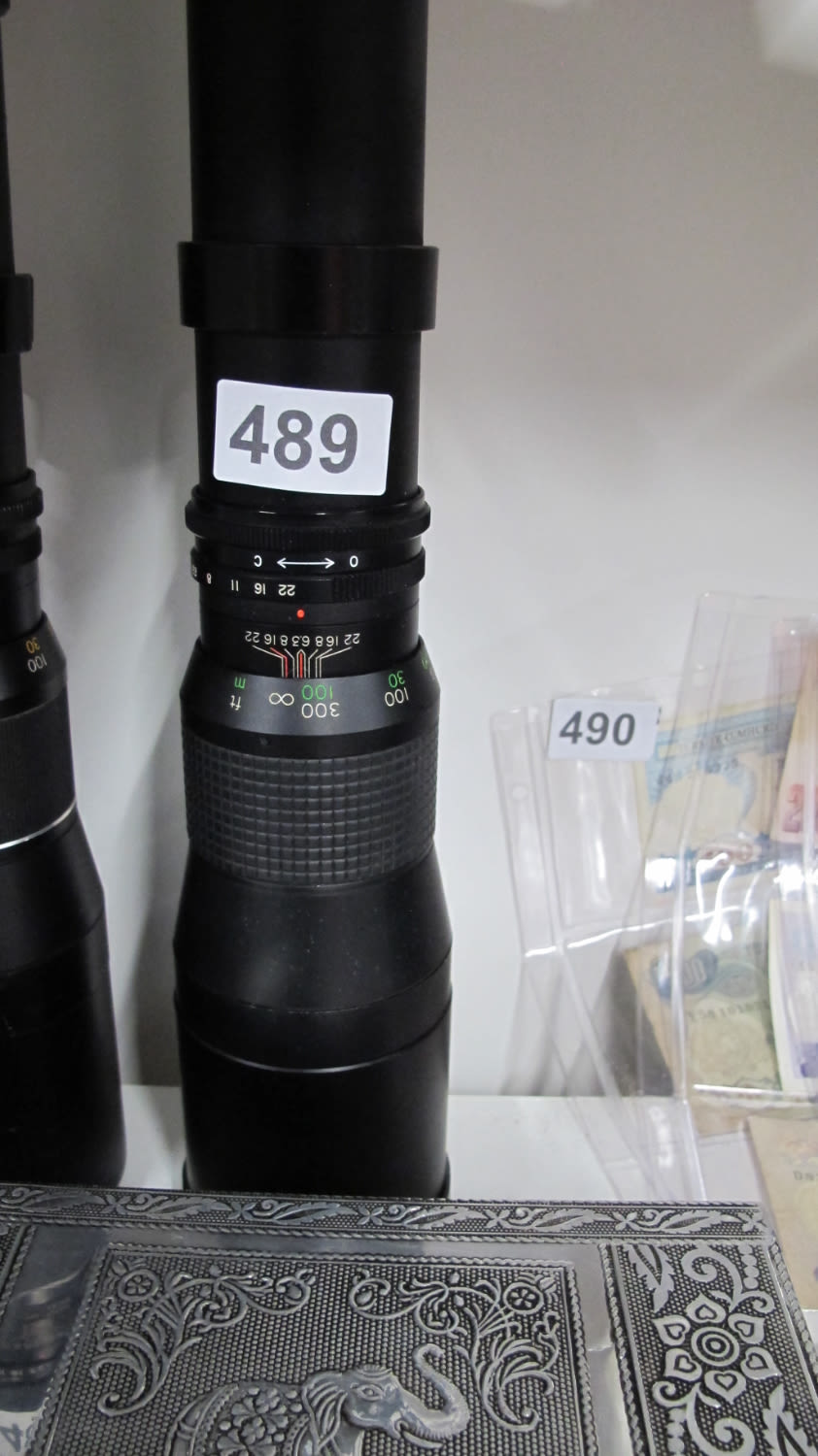 Lot 489: Telescopic sight