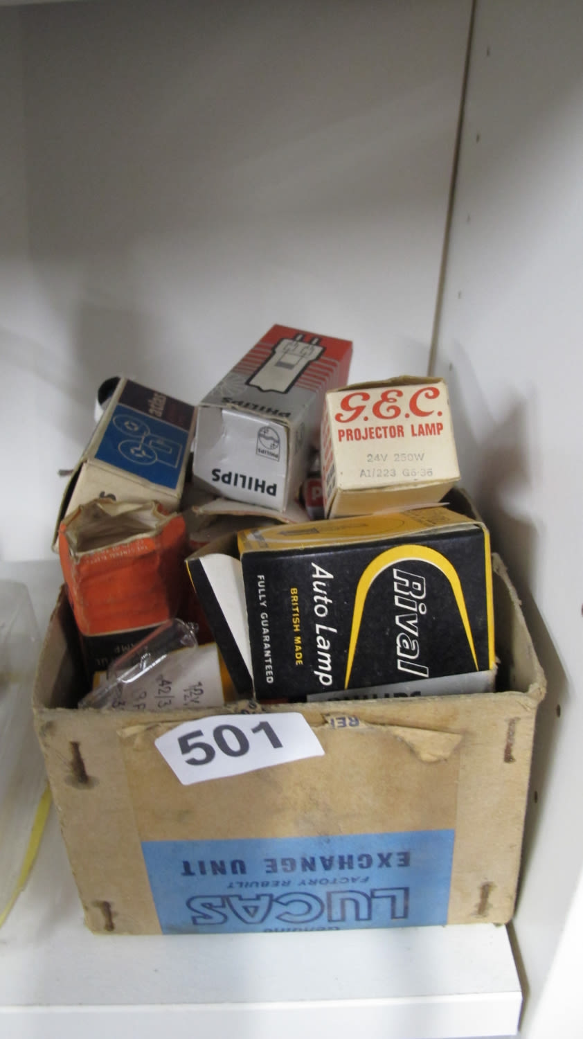 Lot 501: Various bulbs