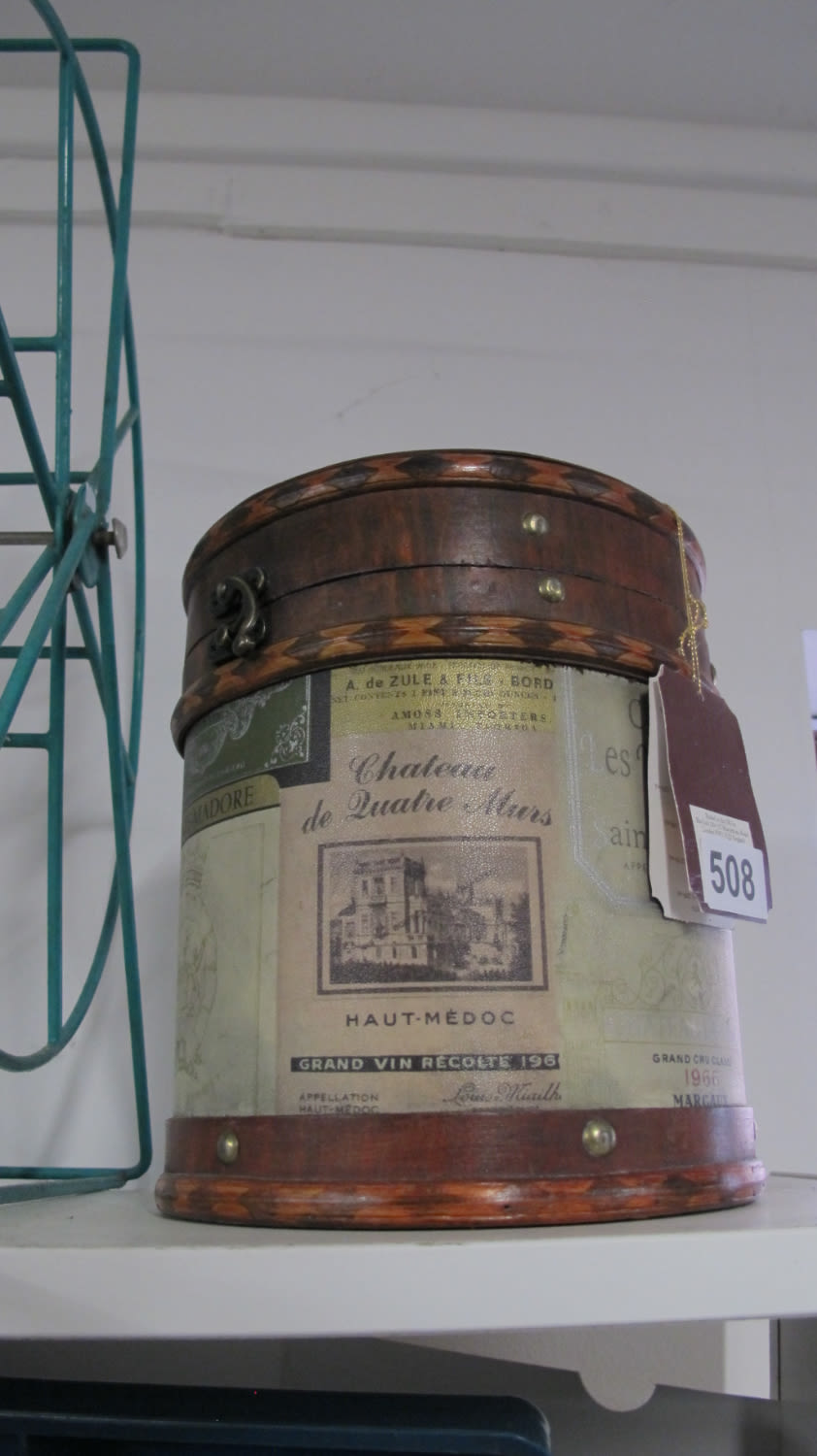 Lot 508: Wine box