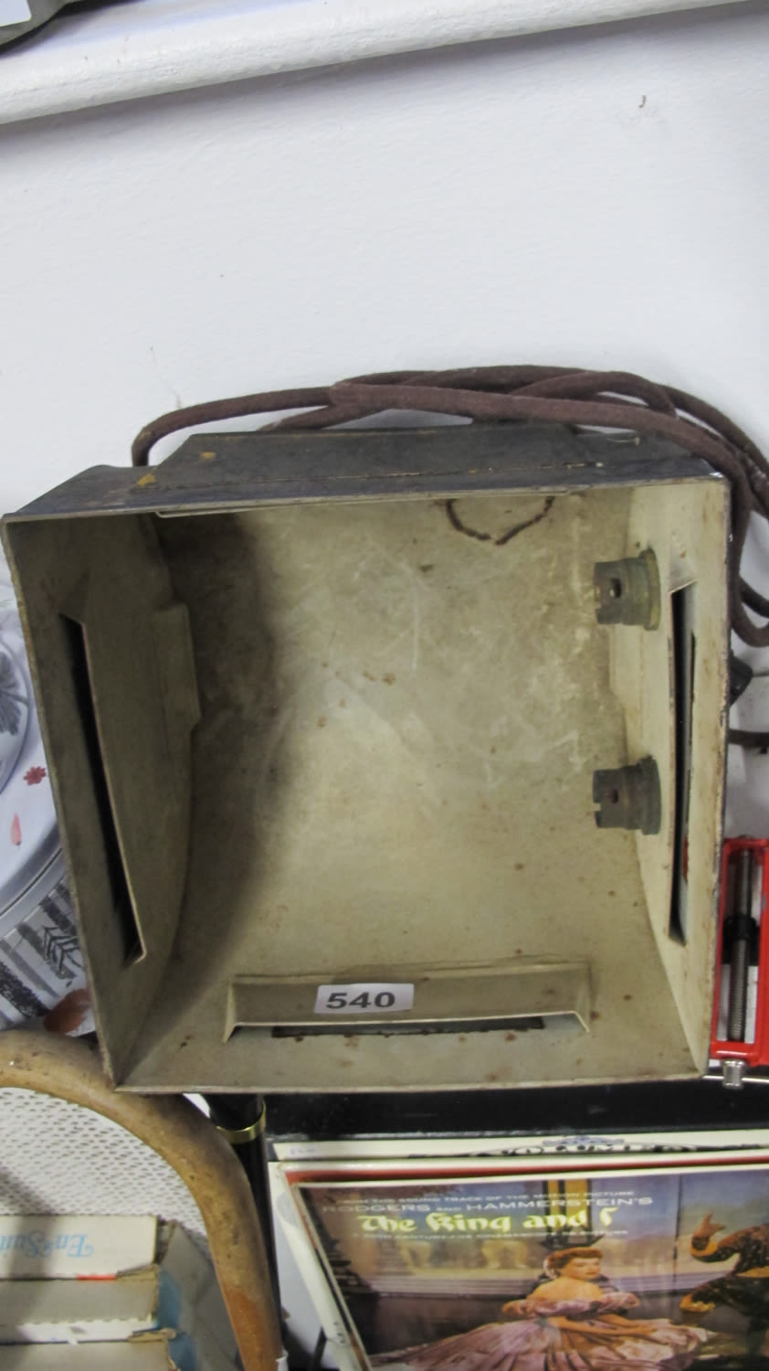 Lot 540: Vintage Industrial lamp shade