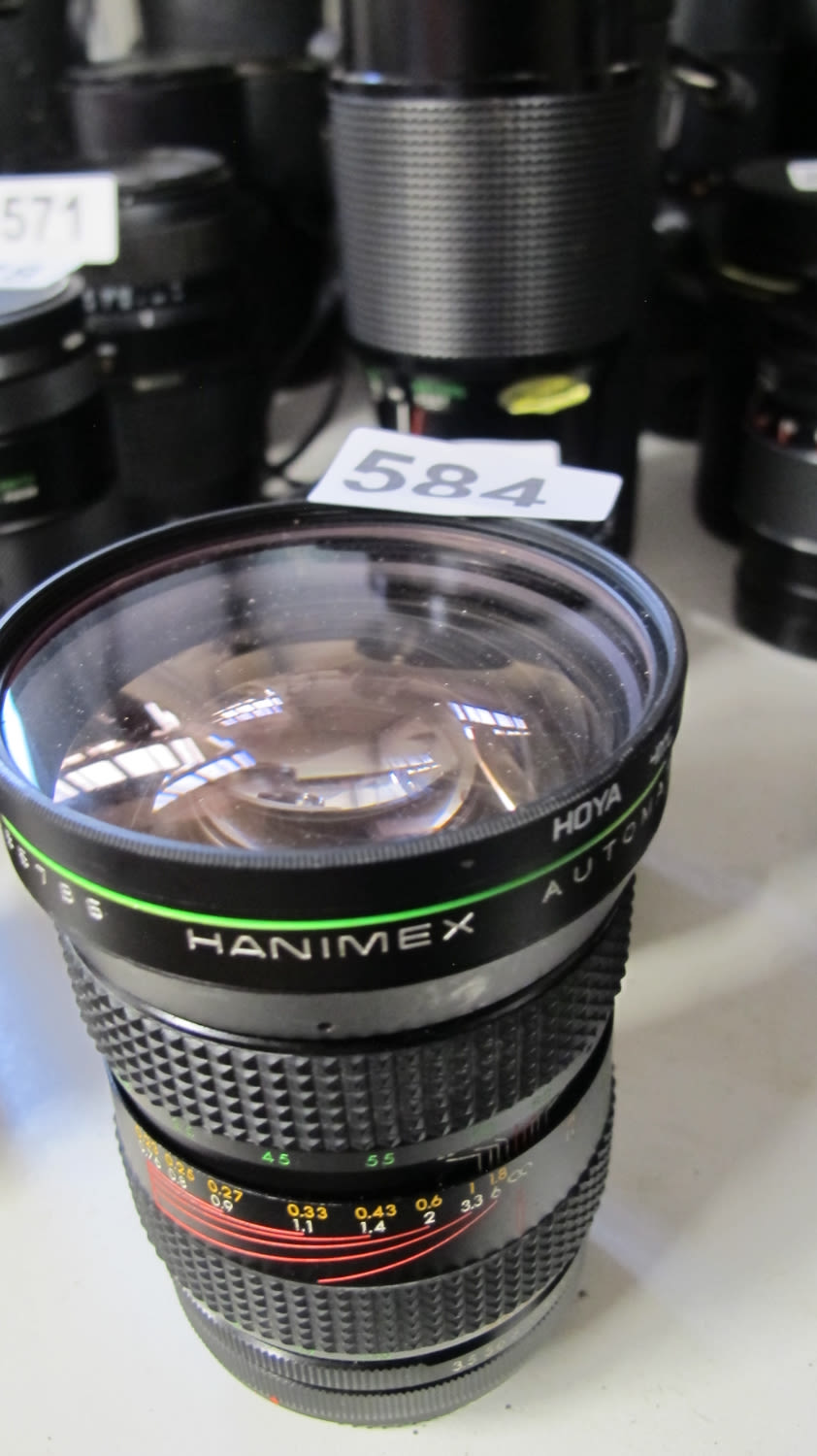 Lot 584: Hanimex Camera lens, f 28-80mm