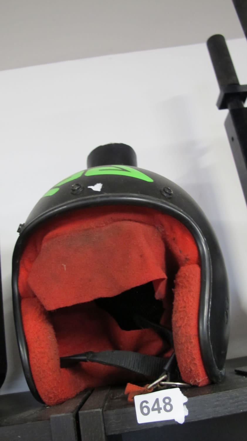 Lot 648: Crash helmet