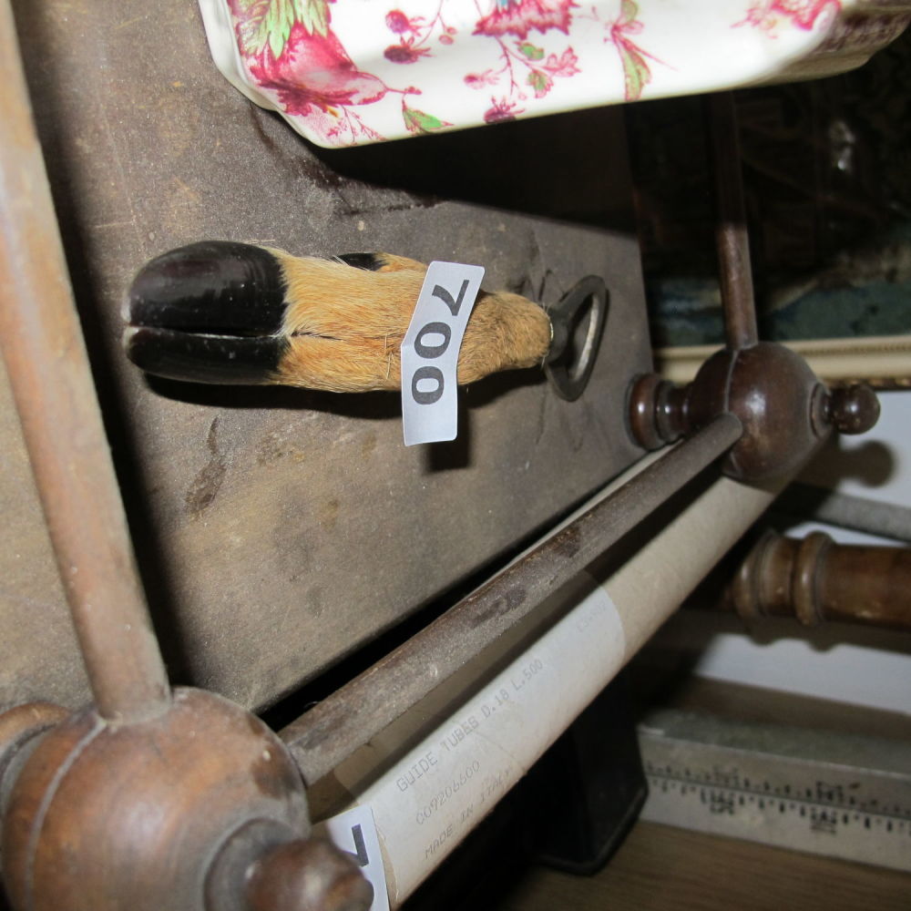 Lot 700: Deer foot bottle opener
