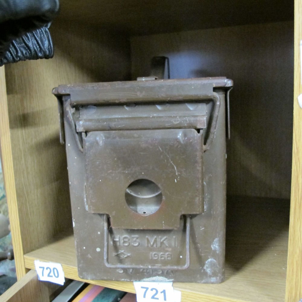 Lot 720: Ammunition box