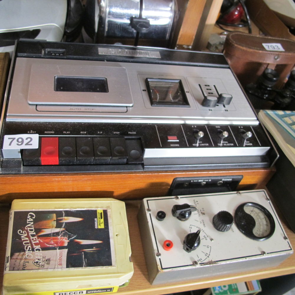 Lot 792: Cassette recorder