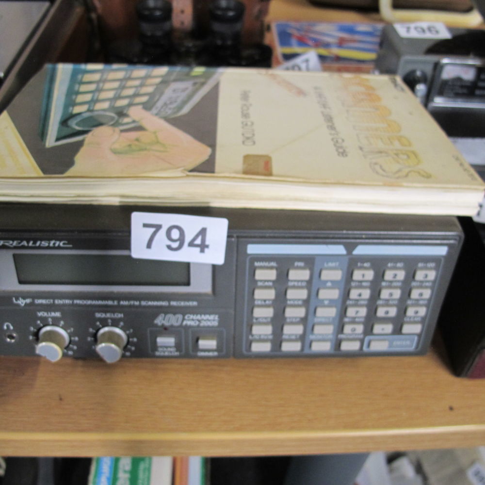 Lot 794: Realistic radio scanner