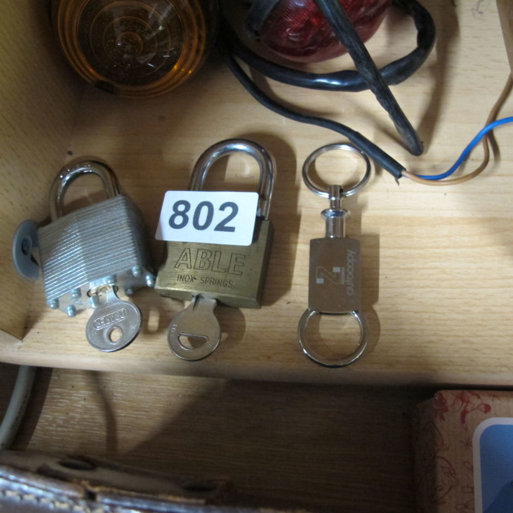 Lot 802: Padlocks