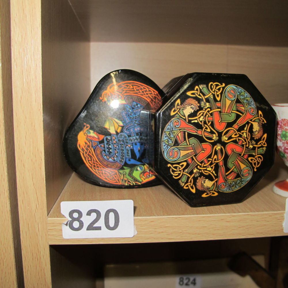 Lot 820: Eastern trinket boxes