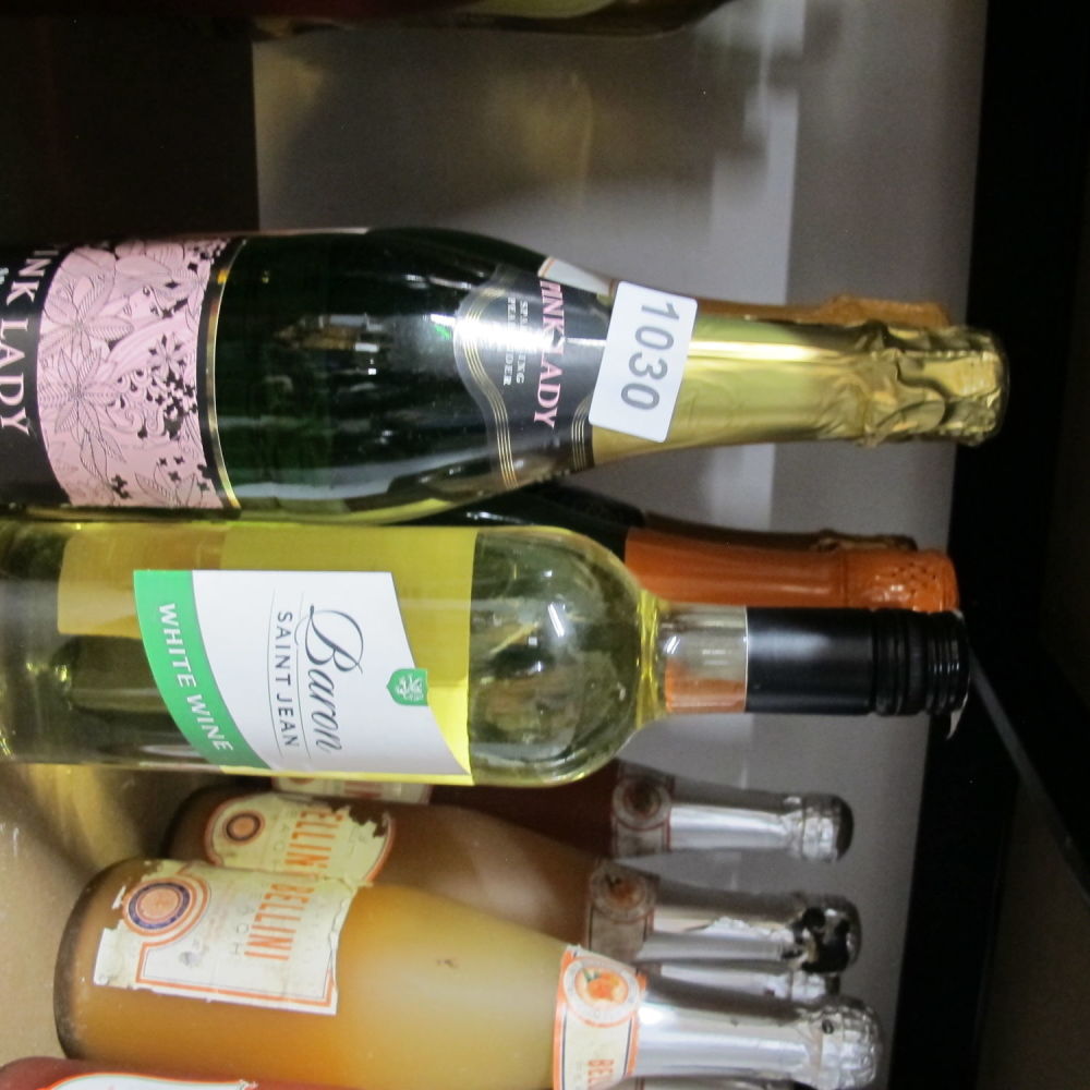 Lot 1030: Bottles of alcohol