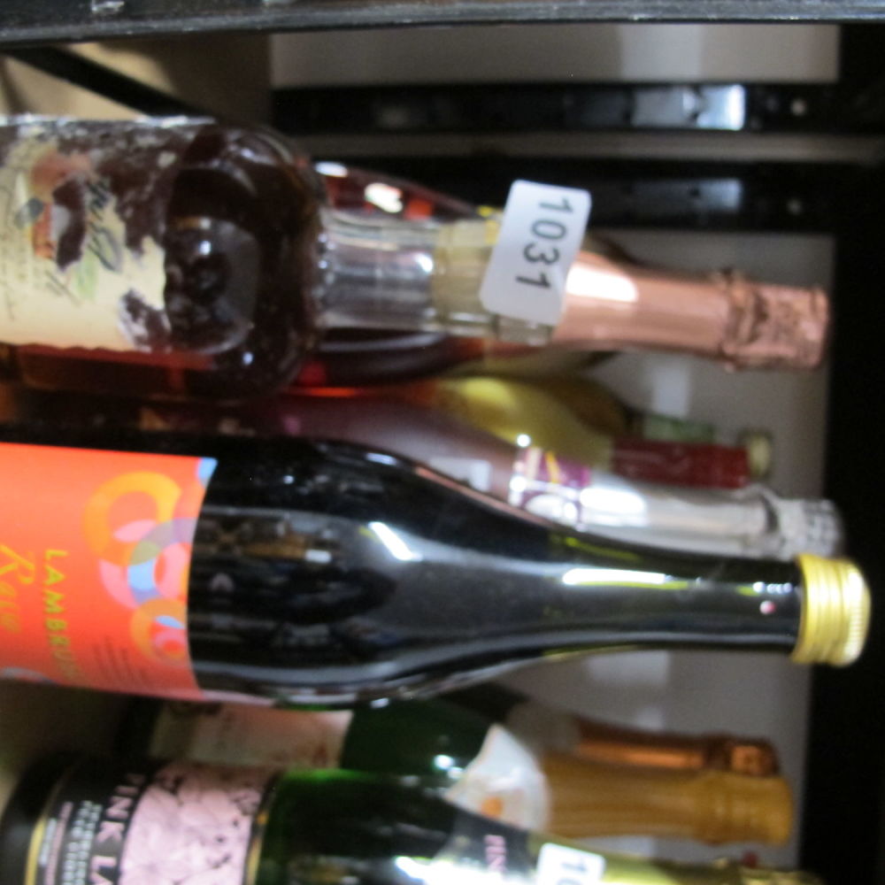 Lot 1031: Bottles of alcohol