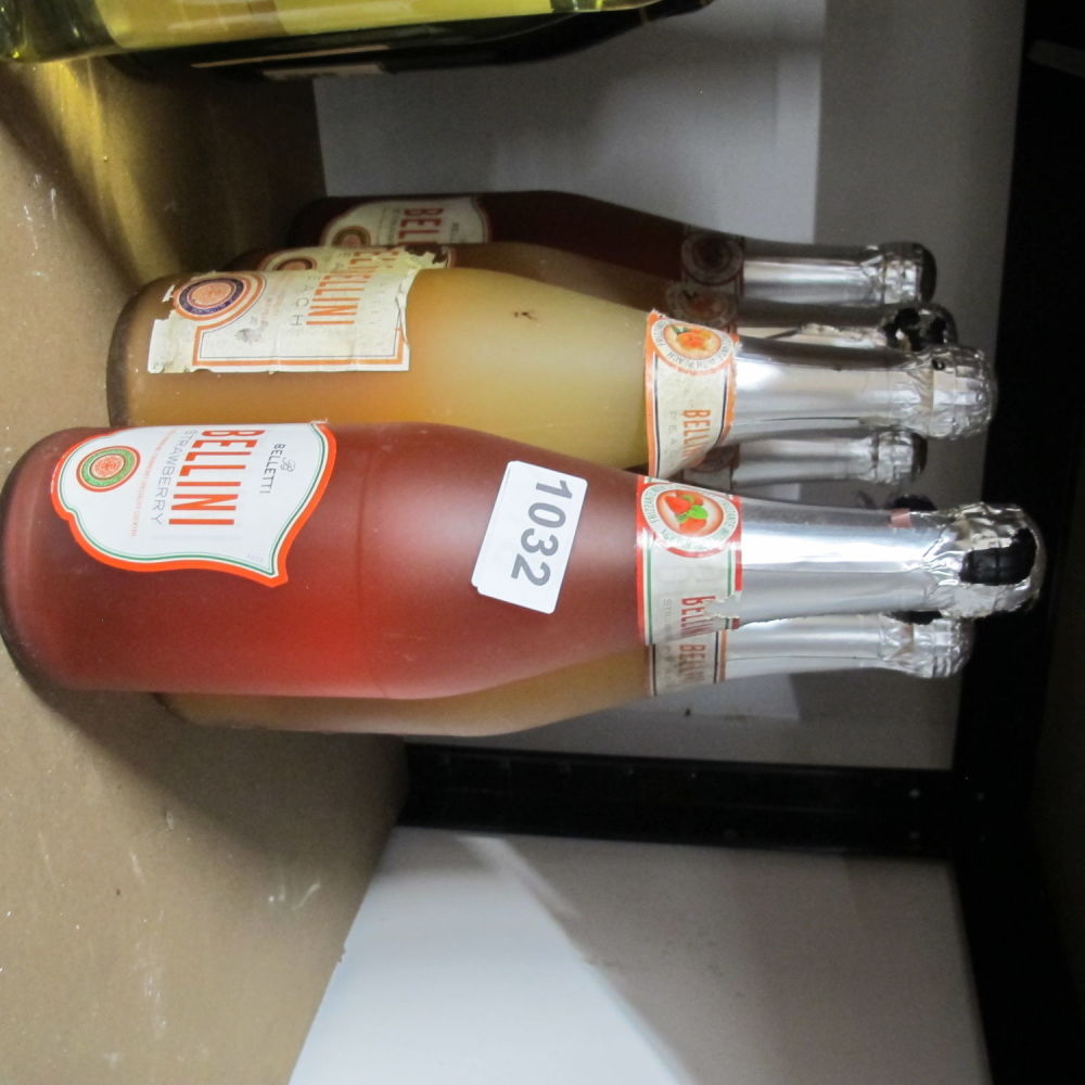 Lot 1032: Bottles of alcohol