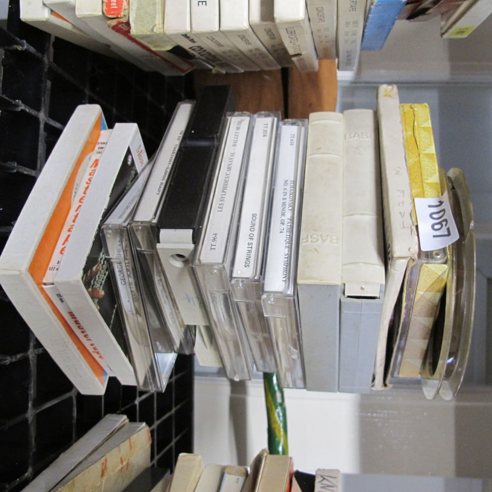 Lot 1067: Reel to reel tapes